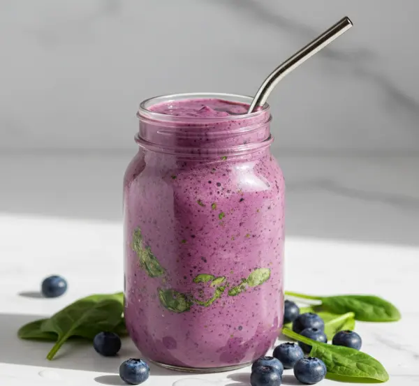 Jak przygotować smoothie z jagodami i szpinakiem dla zdrowia?