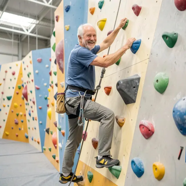 Wspinaczka skałkowa dla seniorów jako forma rehabilitacji i sportu