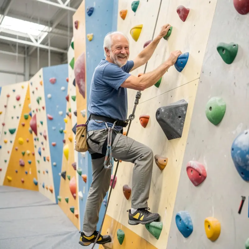 Wspinaczka skałkowa dla seniorów jako forma rehabilitacji i sportu